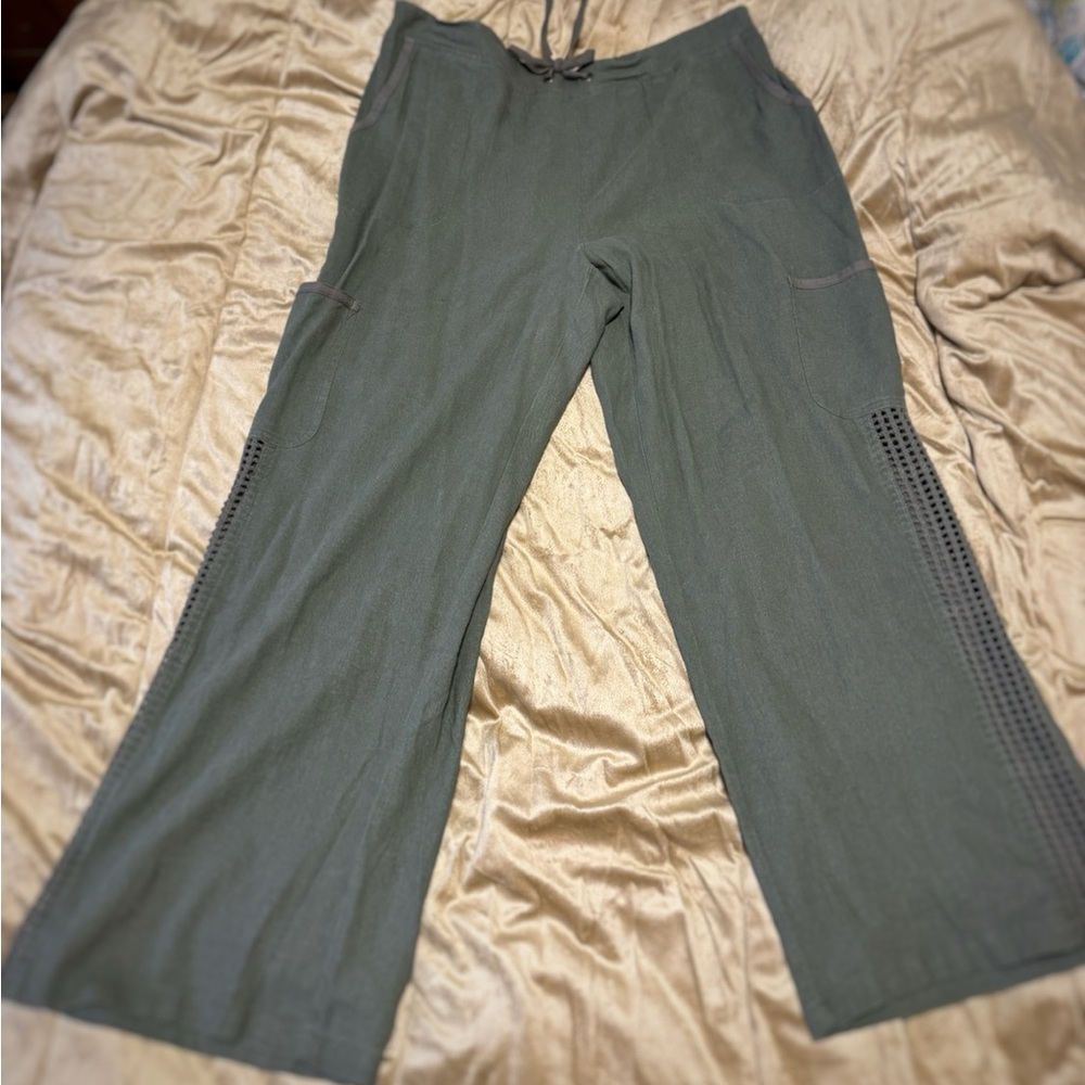 🌿 Cato Wide Leg Pants (XL)